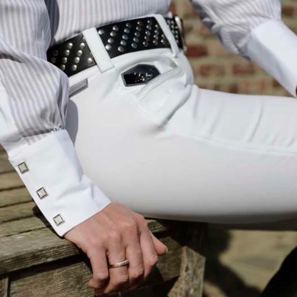 Winston White Knee Patch Show Breeches – Size 36 EU